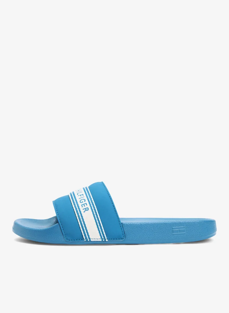 تومي هيلفيغر Logo Tape Webbing Pool Slides